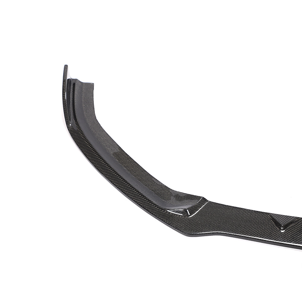 Audi S3 8V.5 Sedan carbon fiber front lip side extension detail