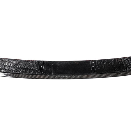 3x3 Gloss Carbon Fiber Weave Detail on BMW G20 Front Lip