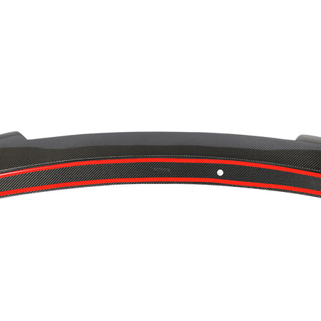 Ford Mustang rear trunk spoiler tape-on installation detail 2