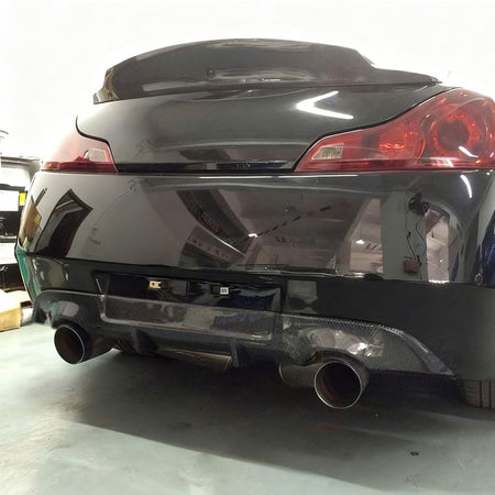 Infiniti G37 Coupe 2009-13 Rear Bumper Diffuser(Non-US) Carbon Fiber - www.ahacarbon.com