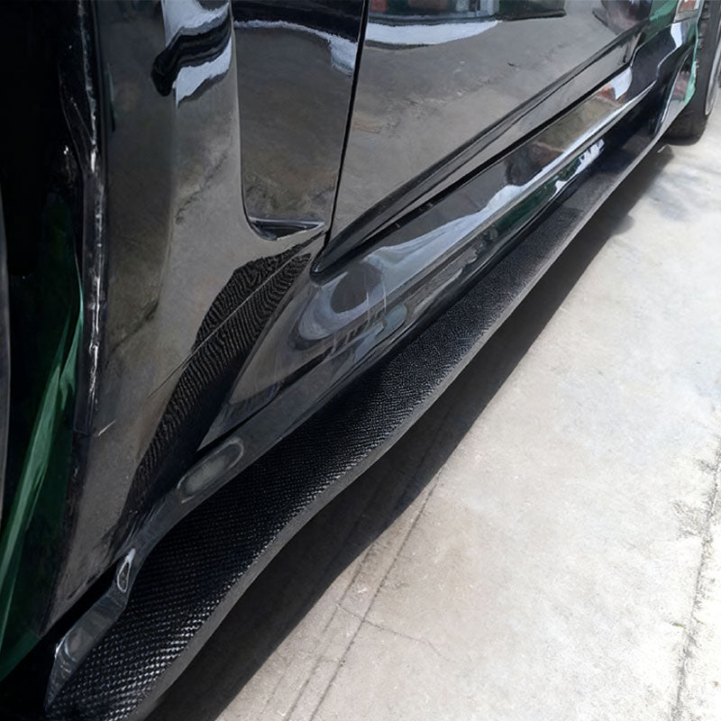 Infiniti G37 Coupe 2009-2013 Side Skirts Carbon Fiber - www.ahacarbon.com