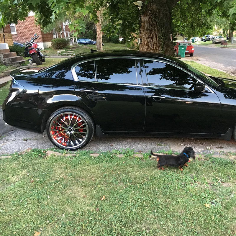 Infiniti G37 G25 G35 2009-2013 Sedan Rear Trunk Spoiler Carbon Fiber - www.ahacarbon.com