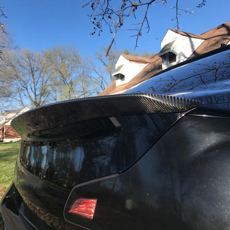 Infiniti G37 G25 G35 2009-2013 Sedan Rear Trunk Spoiler Carbon Fiber - www.ahacarbon.com