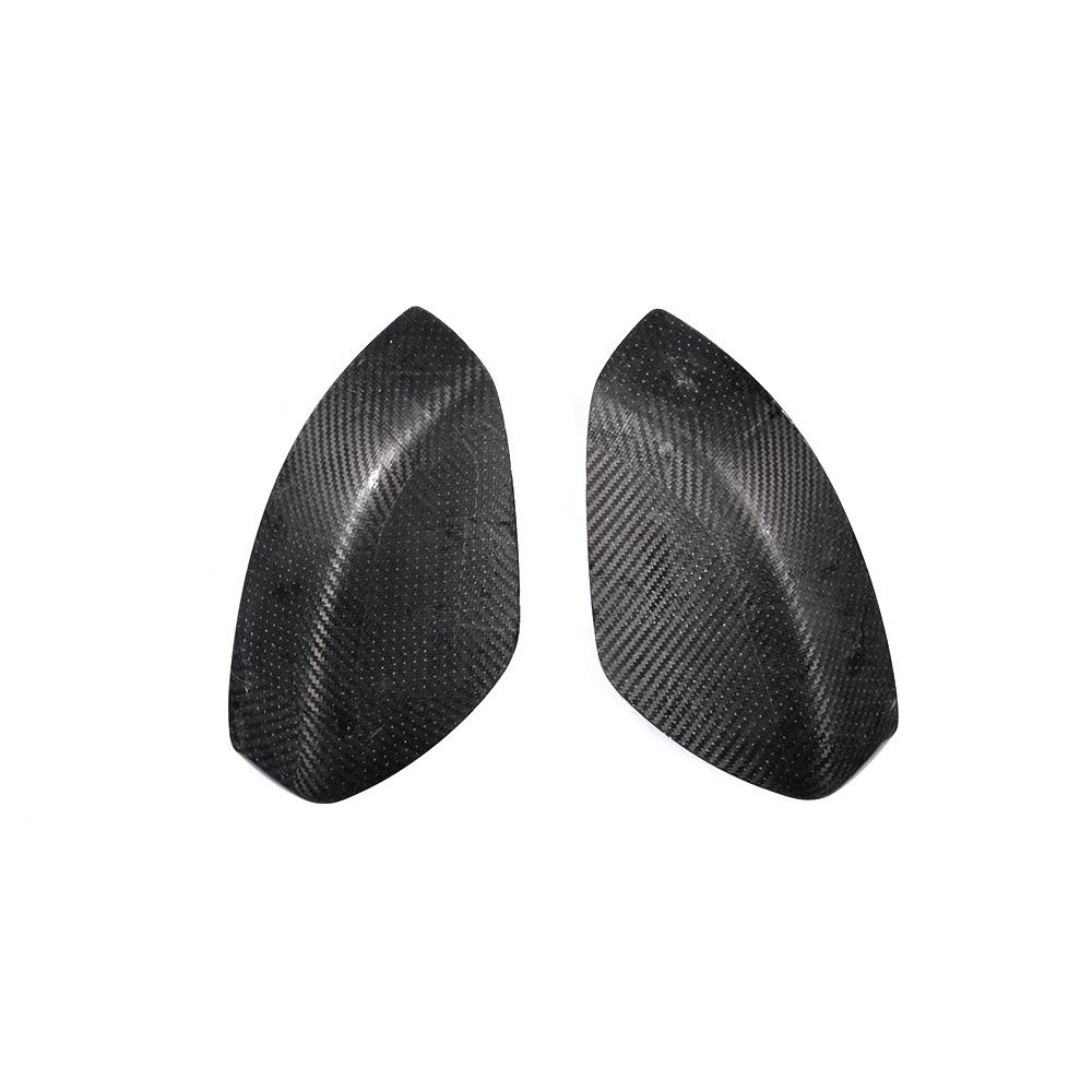 Infiniti G37 G25 G35 Mirror Covers Add-on Style Dry Carbon Fiber - www.ahacarbon.com