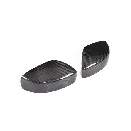Infiniti G37 G25 G35 Mirror Covers Add-on Style Dry Carbon Fiber - www.ahacarbon.com