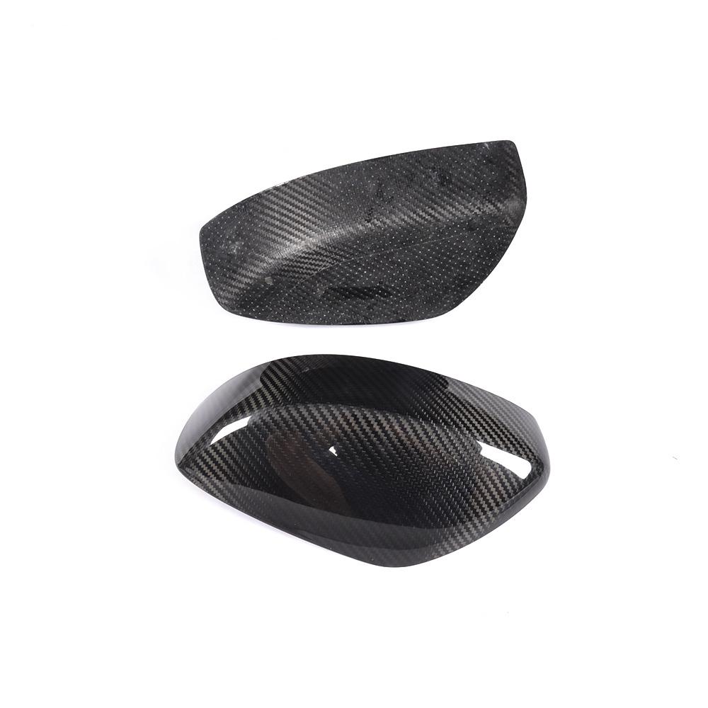 Infiniti G37 G25 G35 Mirror Covers Add-on Style Dry Carbon Fiber - www.ahacarbon.com