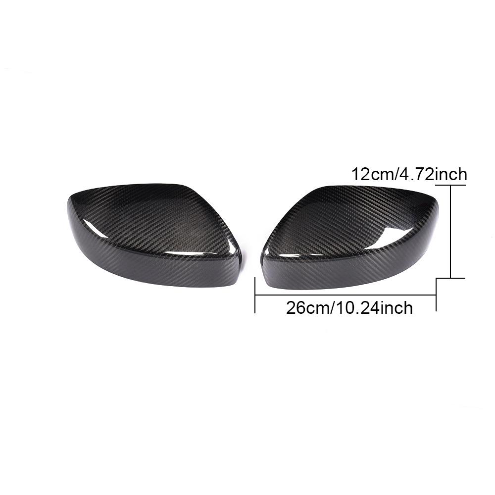 Infiniti G37 G25 G35 Mirror Covers Add-on Style Dry Carbon Fiber - www.ahacarbon.com