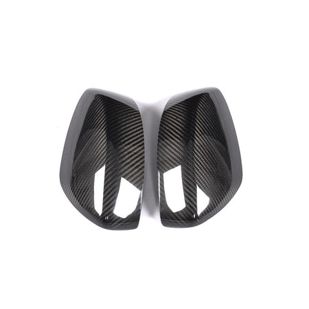 Infiniti G37 G25 G35 Mirror Covers Add-on Style Dry Carbon Fiber - www.ahacarbon.com