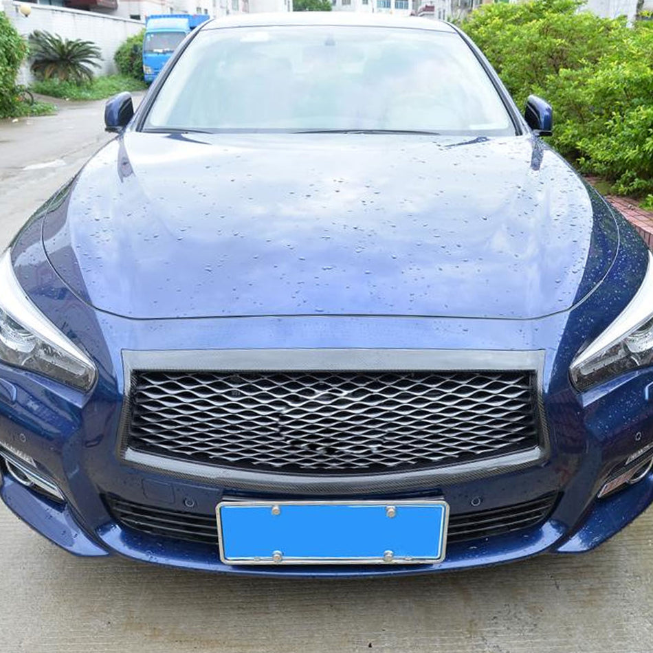 Infiniti Q50 Sedan 2014-2017 Front Grille Carbon Fiber