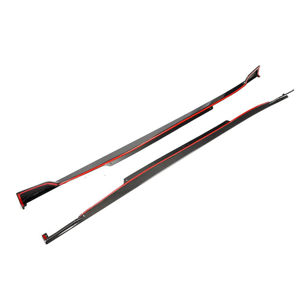 Infiniti Q50 Sedan 2014-2022 Side Skirts Carbon Fiber-Ahacarbon