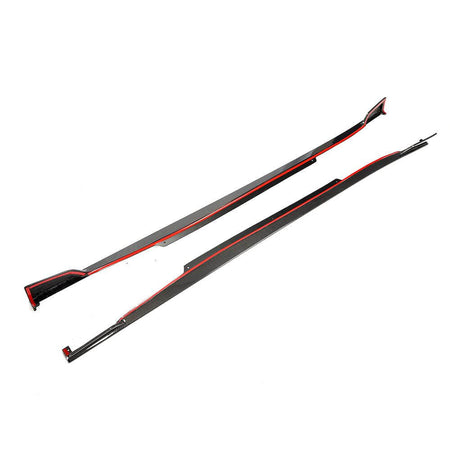 Infiniti Q50 Sedan 2014-2022 Side Skirts Carbon Fiber-Ahacarbon
