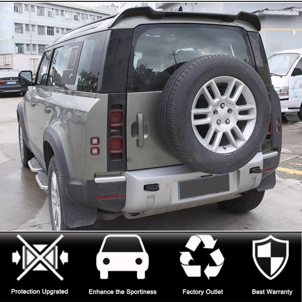 Land Rover Defender 90/110/130 carbon fiber Rear Trunk Boot Spoiler ...