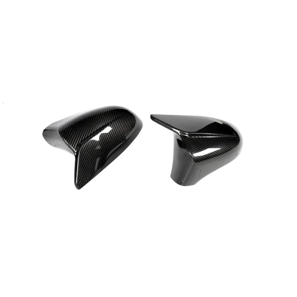 Dry Carbon Fiber Mirror Cover Caps for Lexus ES250 IS300 2014-2020 Add on Style - www.ahacarbon.com