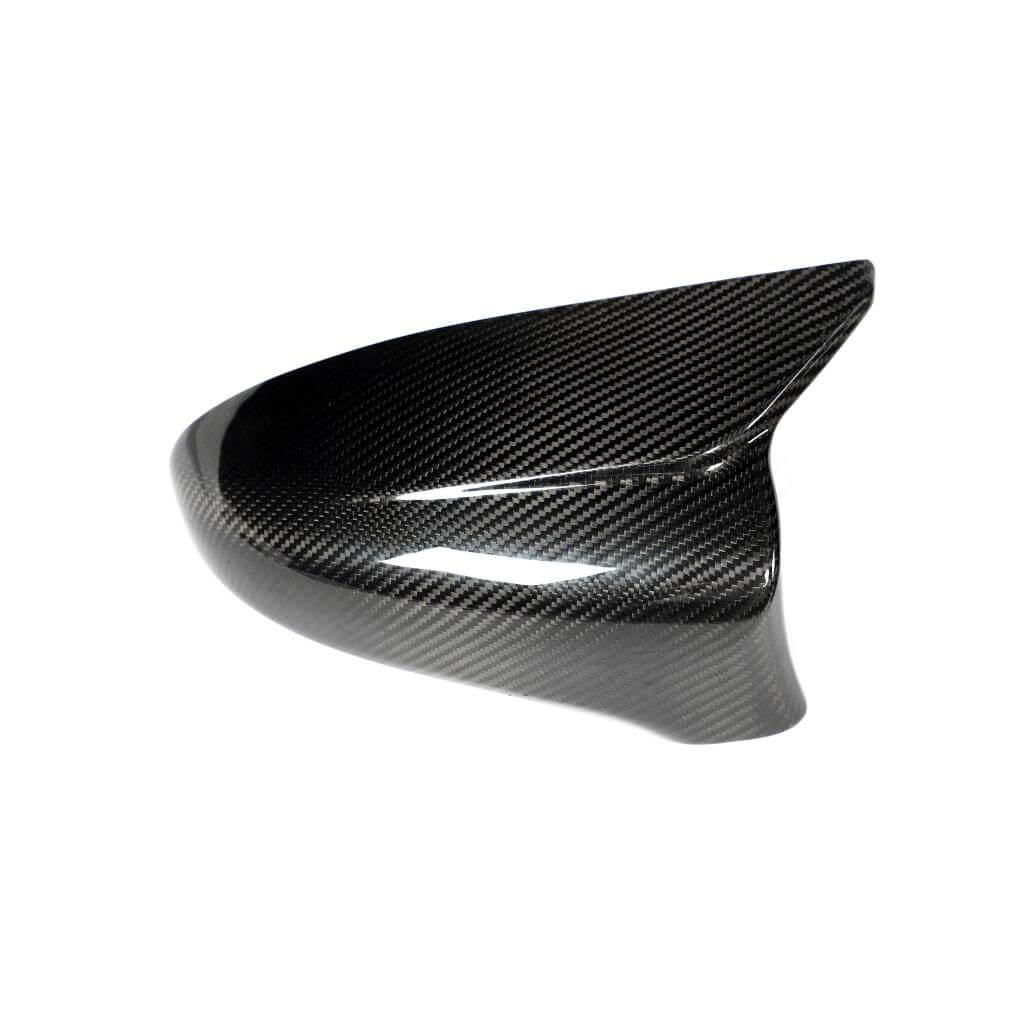 Dry Carbon Fiber Mirror Cover Caps for Lexus ES250 IS300 2014-2020 Add on Style - www.ahacarbon.com