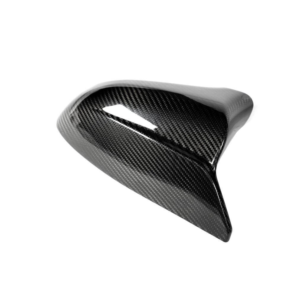 Dry Carbon Fiber Mirror Cover Caps for Lexus ES250 IS300 2014-2020 Add on Style - www.ahacarbon.com