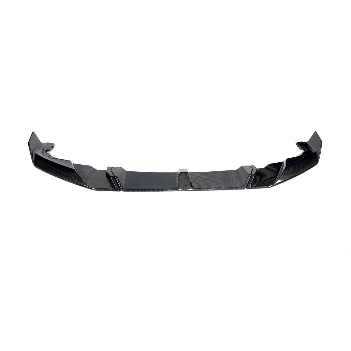 BMW X5M F95 X6M F96 carbon fiber front lip splitter full view