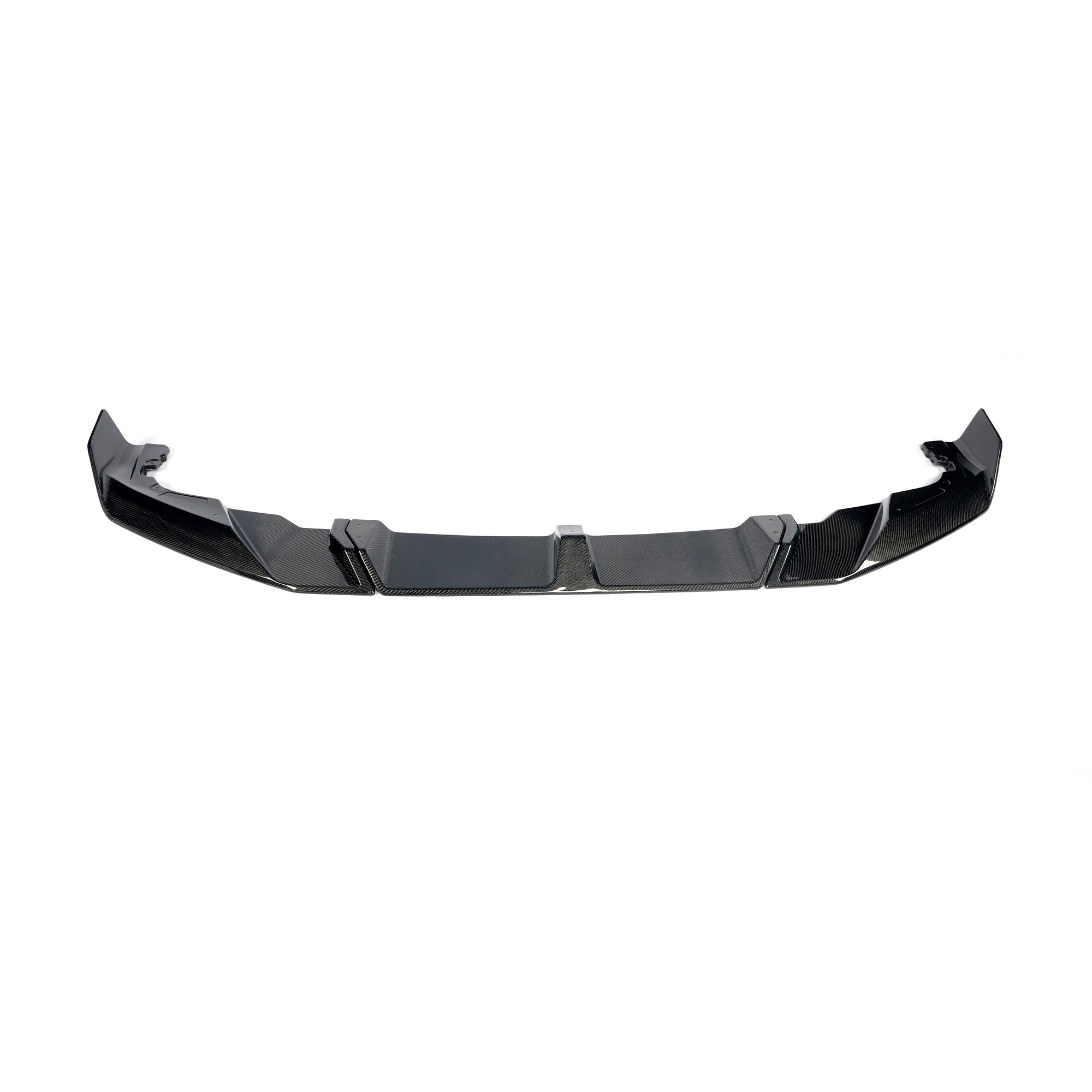 BMW X5M F95 X6M F96 carbon fiber front lip splitter full view