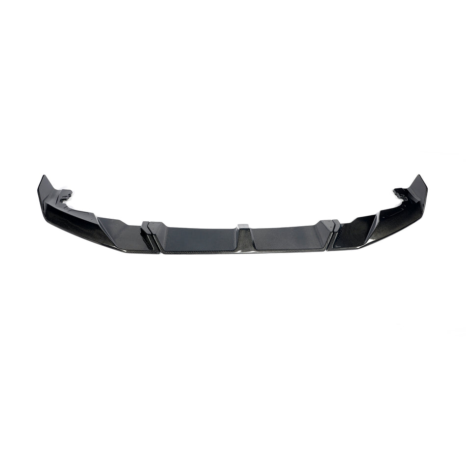 BMW X5M F95 X6M F96 carbon fiber front lip splitter full view