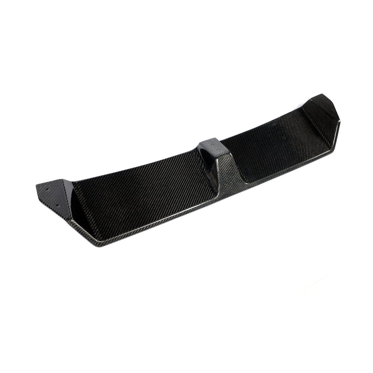 BMW X5M F95 carbon fiber front lip mounting side detail