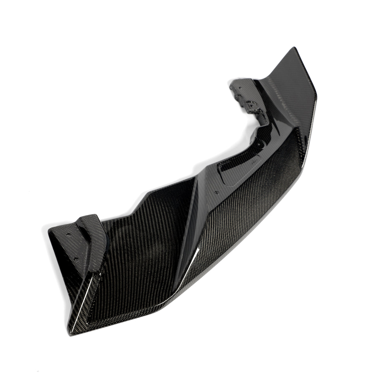BMW X6M F96 carbon fiber front lip side wing detail 2