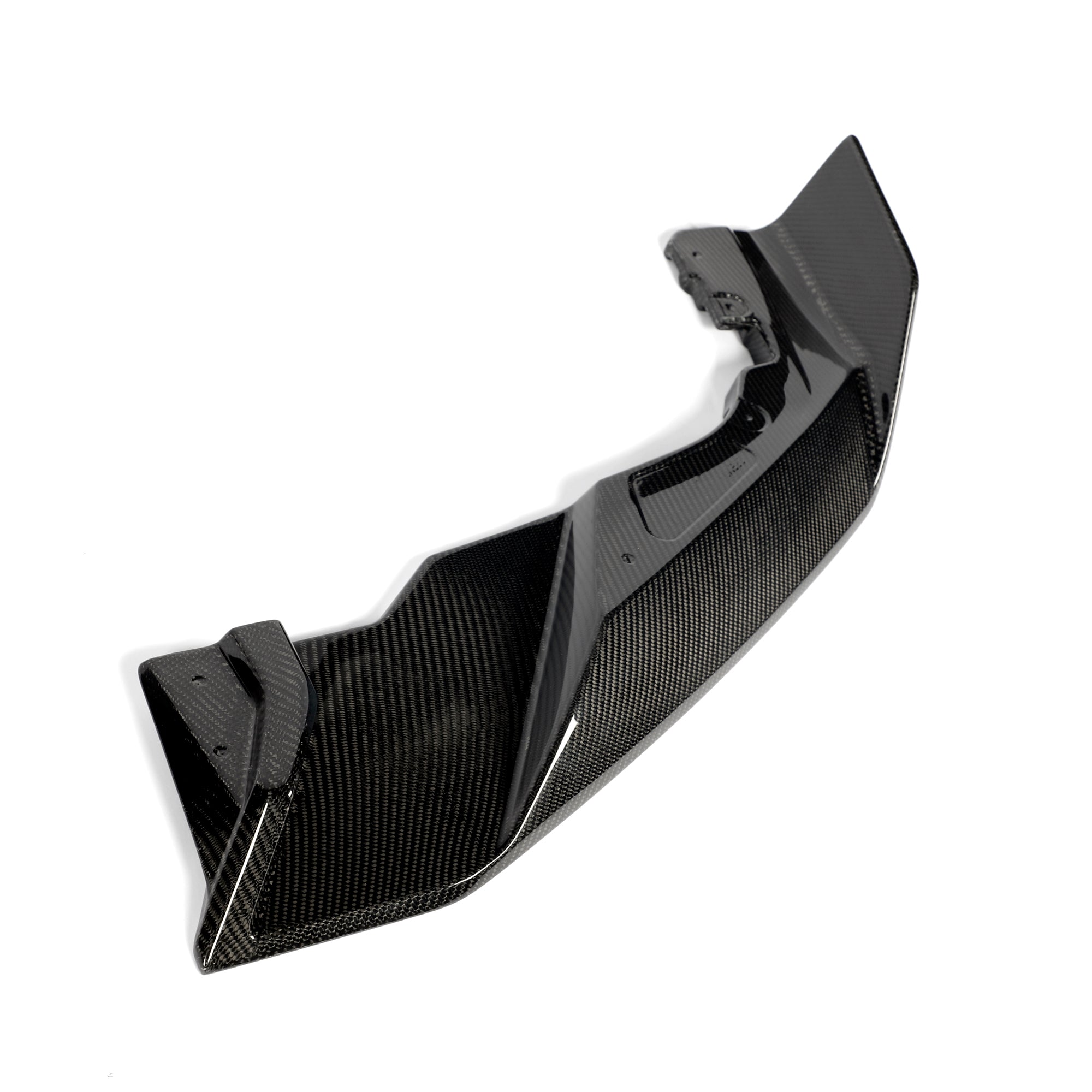 BMW X6M F96 carbon fiber front lip side wing detail 2