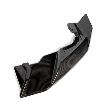 BMW X6M F96 carbon fiber front lip side wing detail 2