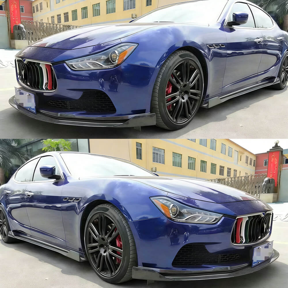 MaseratiGhibliSQ4M157Pre-facelift2014-2017FrontBumperLipCarbonFiber-ahacarbon