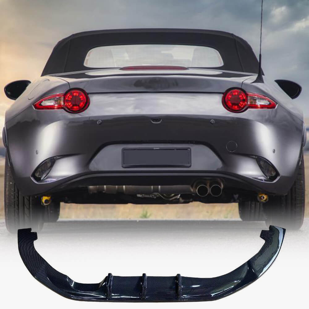 Mazda MX-5 MX5 Carbon Fiber Rear Bumper Diffuser Lip | Exterior Mods