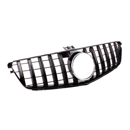Mercedes Benz C-Class W204 C250 C300 C350 2008-2014 Front Grille Glossy Black ABS-Ahacarbon