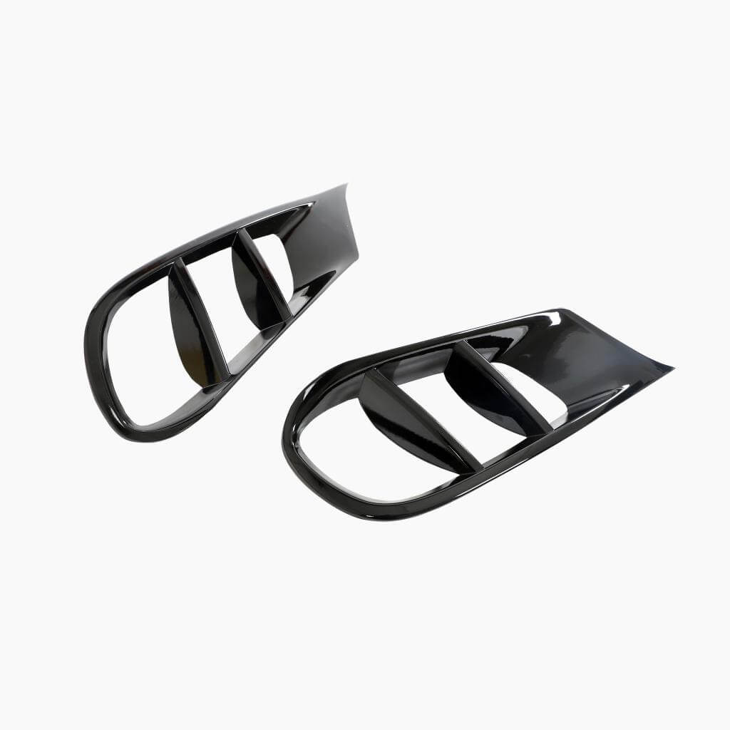 MercedesBenzEClassW212SportPre-facelift2014-2016FogLampCoversGlossyBlackFRP-ahacarbon