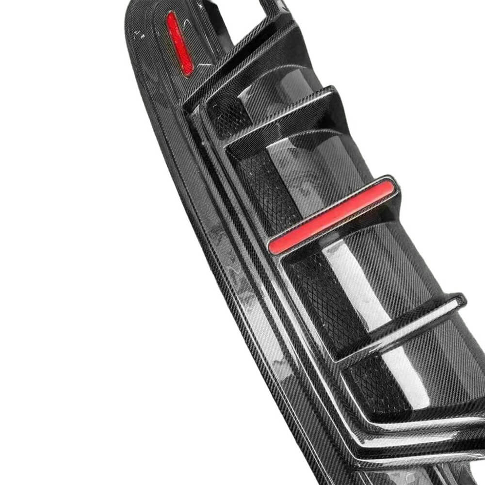 MercedesBenzGLAClassX156GLA45AMGSportUtility4-Door2016-2019RearBumperDiffuserCarbonFiber-ahacarbon