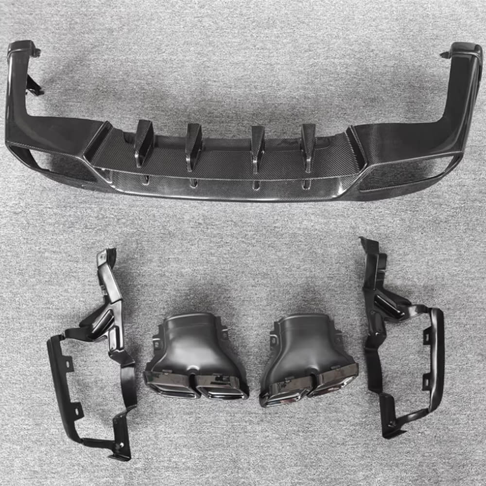 MercedesBenzGLCClassX253GLC250GLC300GLC43GLC63AMG2016-2019RearBumperDiffuserCarbonFiber_ahacarbon