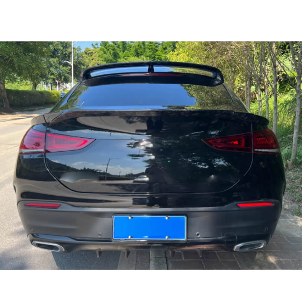 Gle450 Rear View Benz GLE450 GLE53 GLE63 GLE63S Carbon Fiber Rear Roof Spoiler
