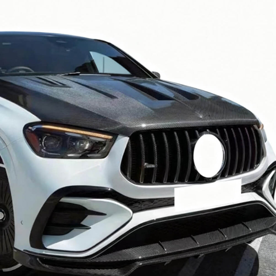 Mercedes Benz GLS Class W167 GLS450 GLS580 GLS63 AMG Sport Utility 4-Door 2020-2024 Engine Bonnet Hood Cover Carbon Fiber