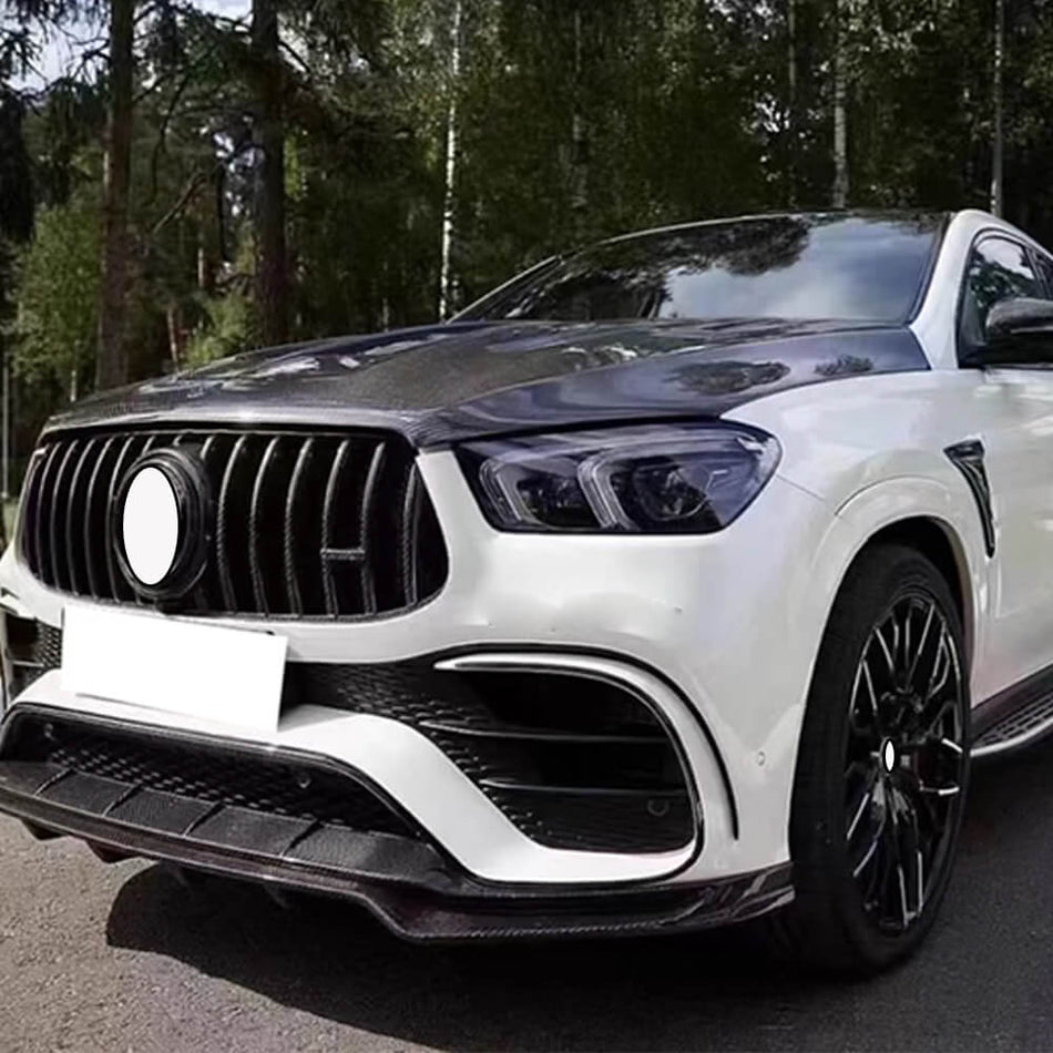 Mercedes Benz GLS Class W167 GLS450 GLS580 GLS63 AMG Sport Utility 4-Door 2020-2024 Engine Bonnet Hood Cover Carbon Fiber