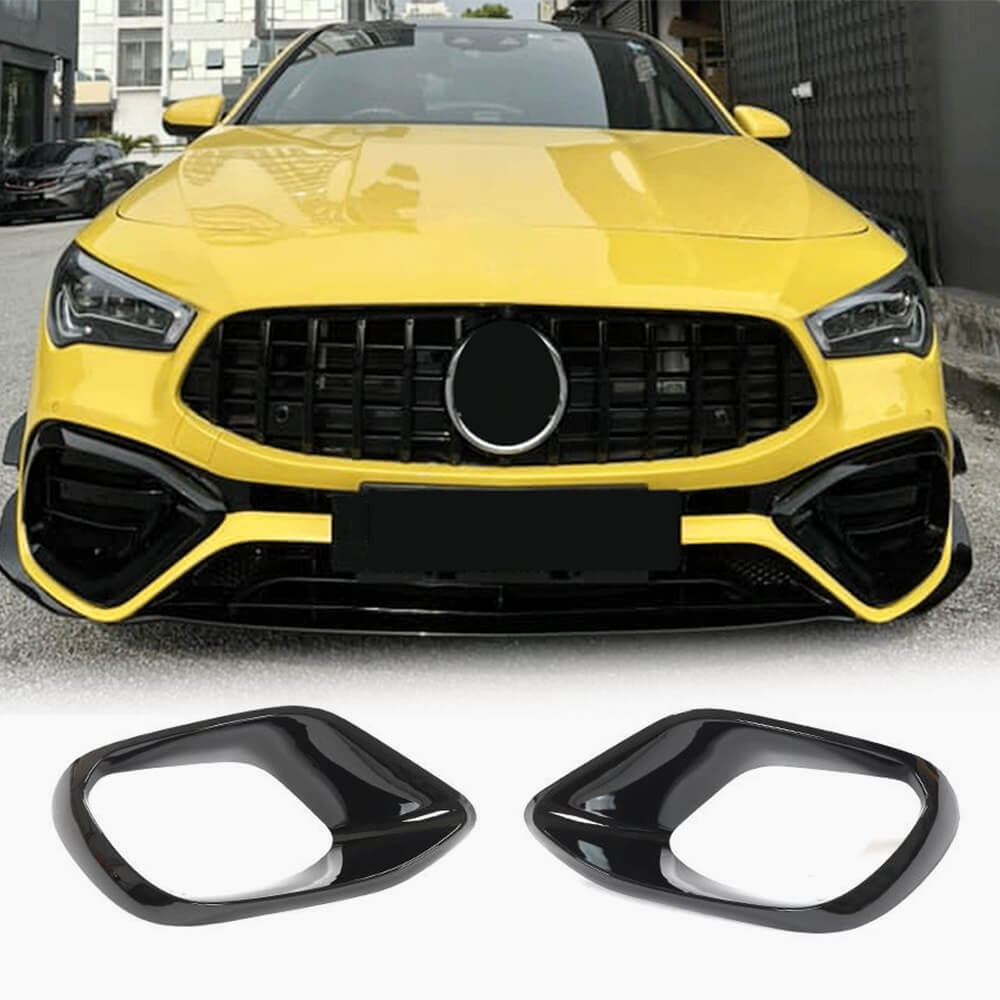 Griglia Anteriore Stile GTR Per Mercedes-Benz CLA W118 (2019-2022) | Glossy Black O Chrome Silver | ABS Di Alta Qualità | Sostituzione Diretta