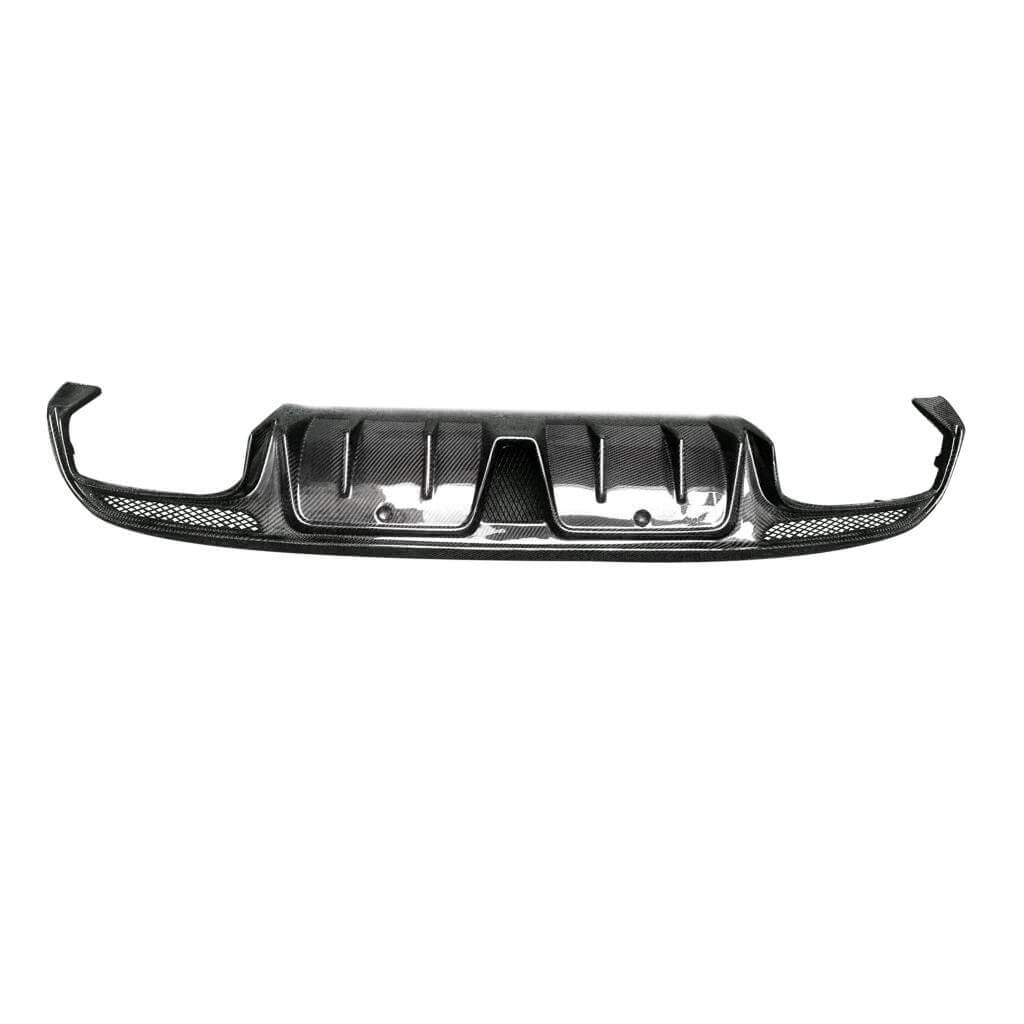 Mercedes Benz C Class W205 C250 C300 C63 AMG Seban 4-Door 2015-2021 Carbon Fiber Rear Bumper Diffuser Lip Spoiler-Ahacarbon