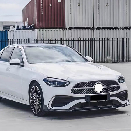 MercedesBenzW206C200C300Sedan2022-2025FrontBumperLipCarbonFiber-ahacarbon