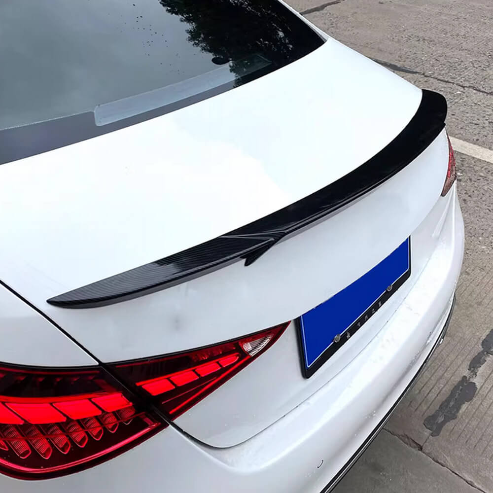 MercedesBenzW206C200C300Sedan2022-2025RearTrunkSpoilerCarbonFiber_ahacarbon