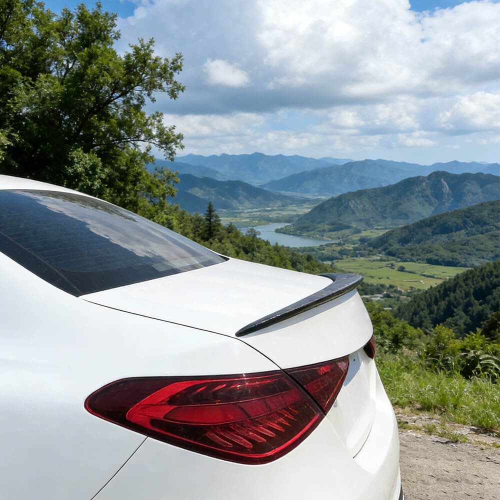 MercedesBenzW206C200C300Sedan2022-2025RearTrunkSpoilerCarbonFiber_ahacarbon