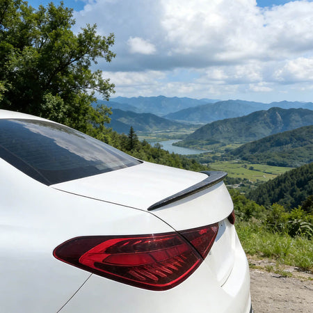 MercedesBenzW206C200C300Sedan2022-2025RearTrunkSpoilerCarbonFiber_ahacarbon
