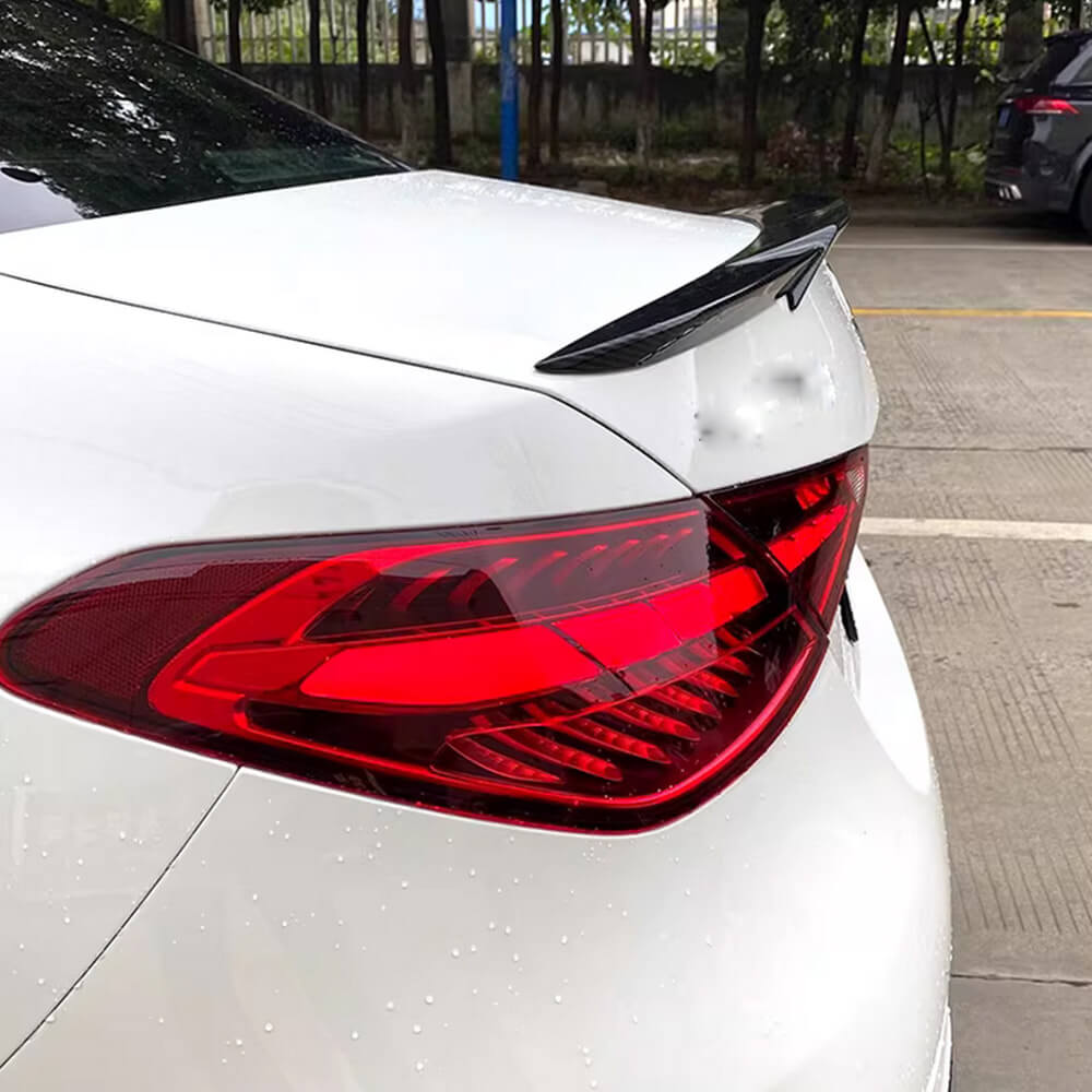 MercedesBenzW206C200C300Sedan2022-2025RearTrunkSpoilerCarbonFiber_ahacarbon
