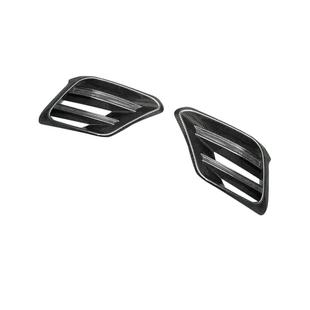 Mercedes Benz W223 S450 S500 S580 2021-2025 Carbon Fiber Carbon Front Bumper Air Vent Cover-Ahacarbon