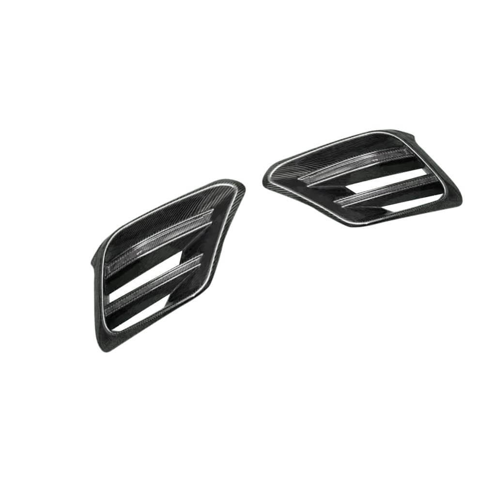 Mercedes Benz W223 S450 S500 S580 2021-2025 Carbon Fiber Carbon Front Bumper Air Vent Cover-Ahacarbon