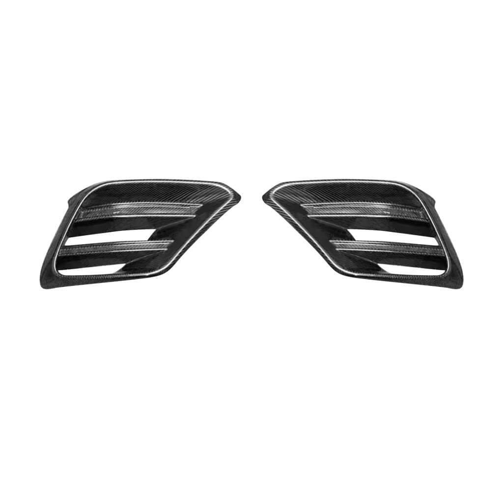 Mercedes Benz W223 S450 S500 S580 2021-2025 Carbon Fiber Carbon Front Bumper Air Vent Cover-Ahacarbon