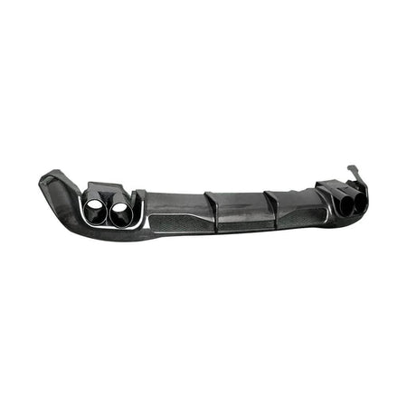 Mercedes Benz W223 S450 S500 S580 2021-2025 Carbon Fiber Rear Bumper Diffuser Lip W/exhaust Tip-Ahacarbon