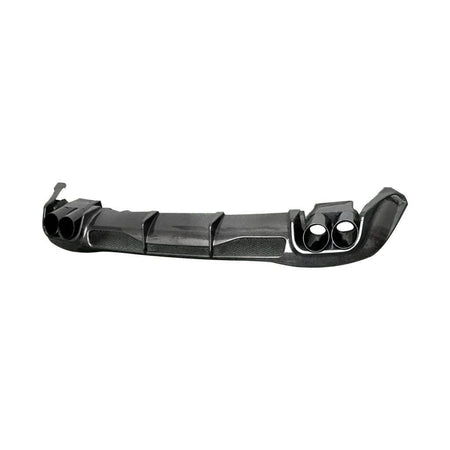 Mercedes Benz W223 S450 S500 S580 2021-2025 Carbon Fiber Rear Bumper Diffuser Lip W/exhaust Tip-Ahacarbon