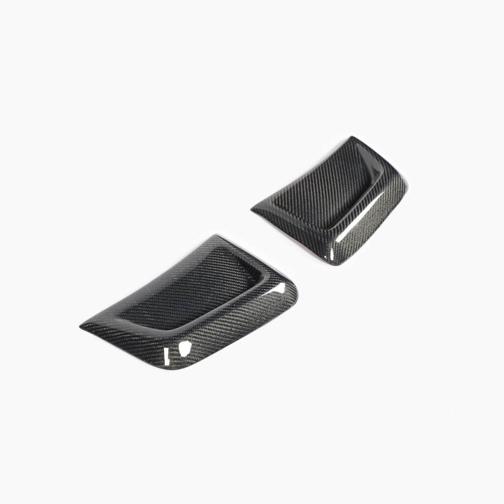 Mercedes Benz C Class W204 C204 C63 AMG Facelift 2012-2014 Front Bumper Vents Carbon Fiber-Ahacarbon