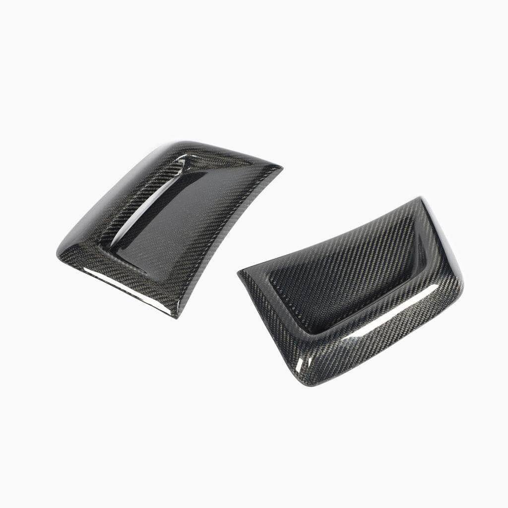 Mercedes Benz C Class W204 C204 C63 AMG Facelift 2012-2014 Front Bumper Vents Carbon Fiber-Ahacarbon