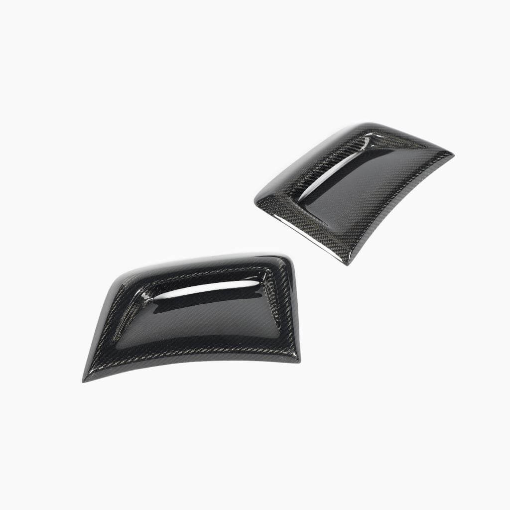 Mercedes Benz C Class W204 C204 C63 AMG Facelift 2012-2014 Front Bumper Vents Carbon Fiber-Ahacarbon